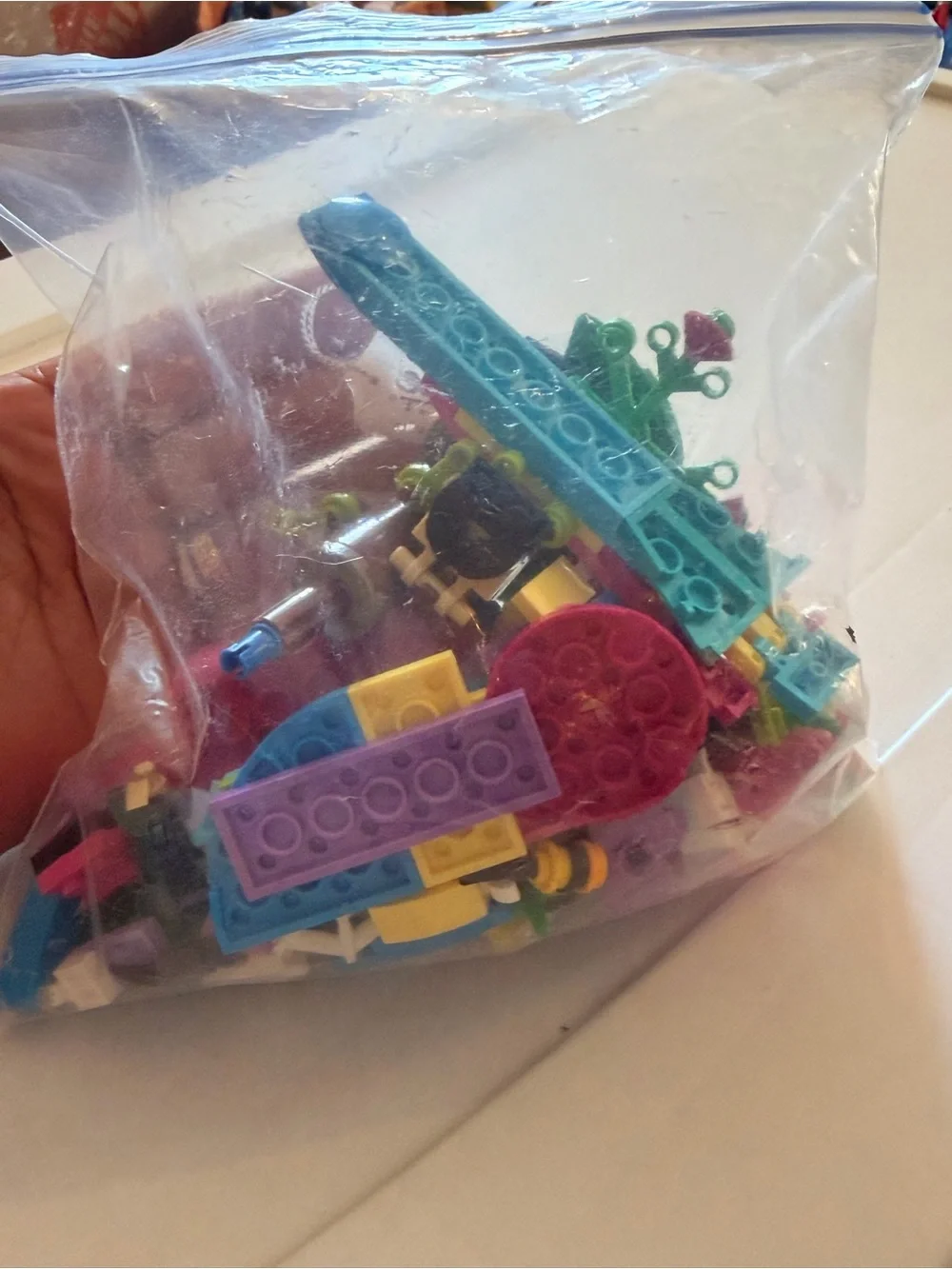 Lego Green and Brown Tree Trunk Building Set